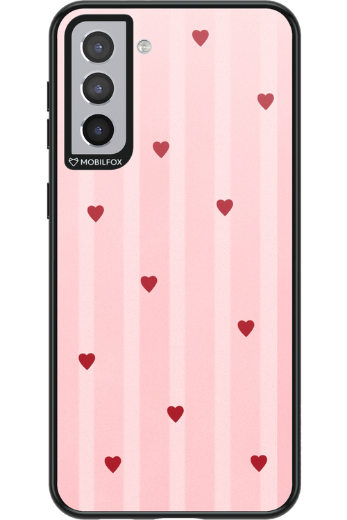 Red Little Hearts 2.0 - Samsung Galaxy S21+
