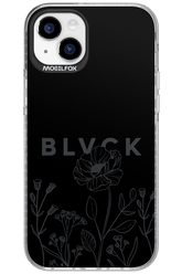 Black Flowers - Apple iPhone 15 Plus