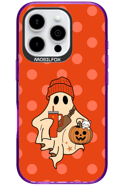 Ghost Girl (Orange) - Apple iPhone 16 Pro