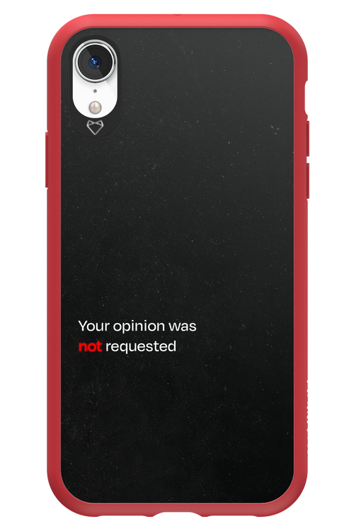 Not Requested 2.0 - Apple iPhone XR
