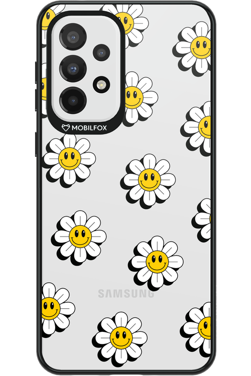 Smiley Flowers Transparent - Samsung Galaxy A33