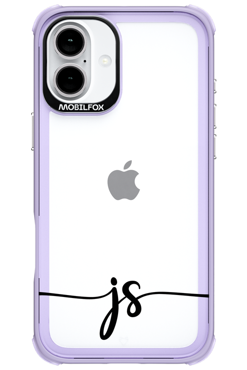 JS Monogram - Apple iPhone 16 Plus