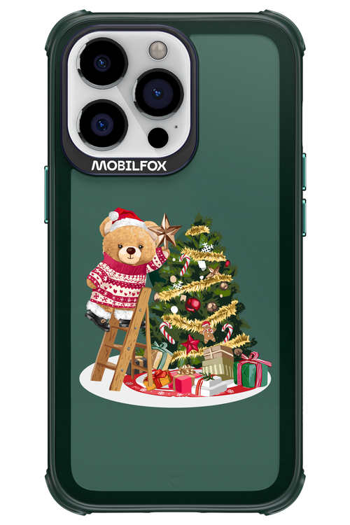 Christmas Bear (Transparent) - Apple iPhone 13 Pro
