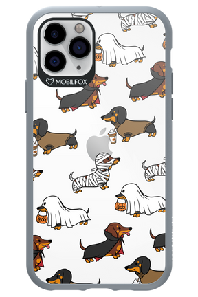 Scary Dachshund (Transparent) - Apple iPhone 11 Pro