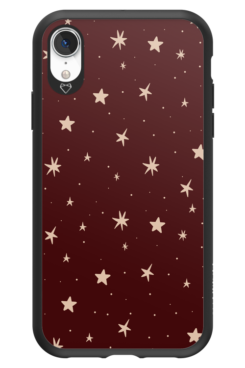 Burgundy Stars - Apple iPhone XR