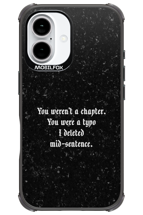 A Typo - Apple iPhone 16