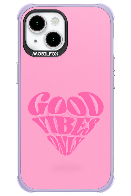 Good Vibes Heart - Apple iPhone 15