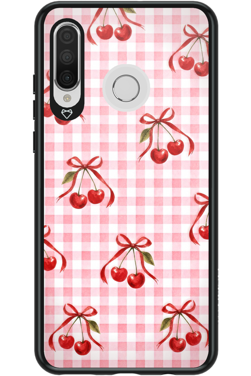 Pink Cherry Checked 2.0 - Huawei P30 Lite