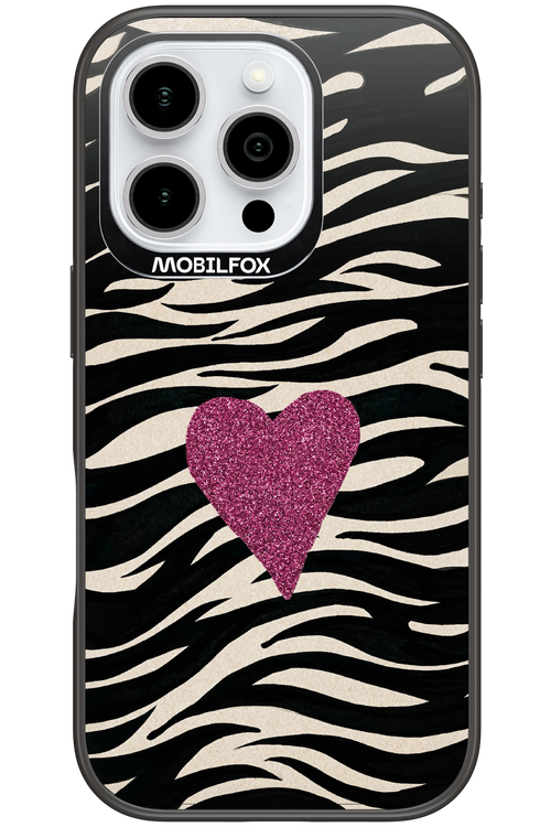 Zebra Heart 2.0 - Apple iPhone 16 Pro