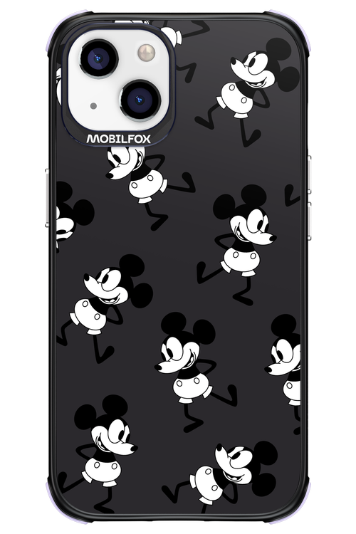 Iconic Mouse (antracite pattern) - Apple iPhone 13