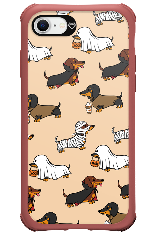 Scary Dachshund - Apple iPhone SE 2020