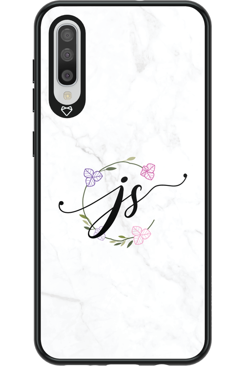 JS Monogram White - Samsung Galaxy A50