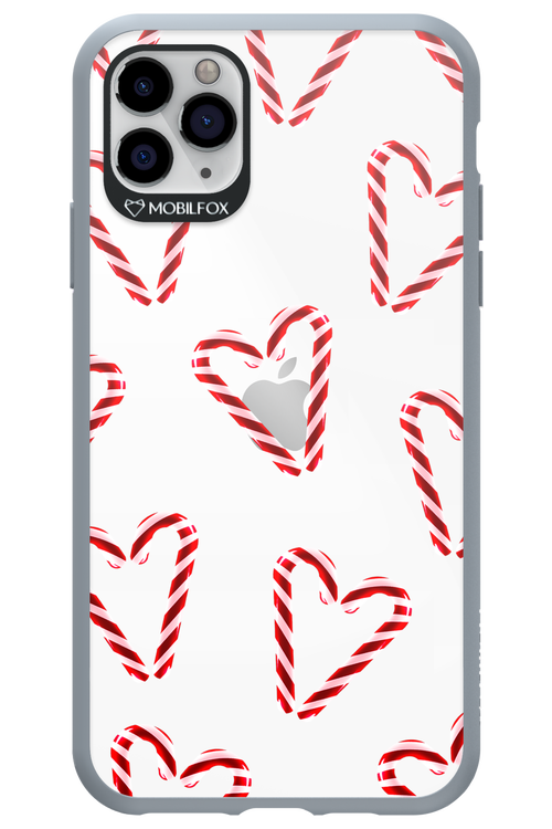 Candy Cane Hearts - Apple iPhone 11 Pro Max