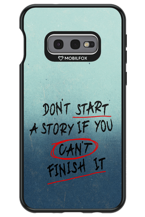 Don't Start 2.0 - Samsung Galaxy S10e