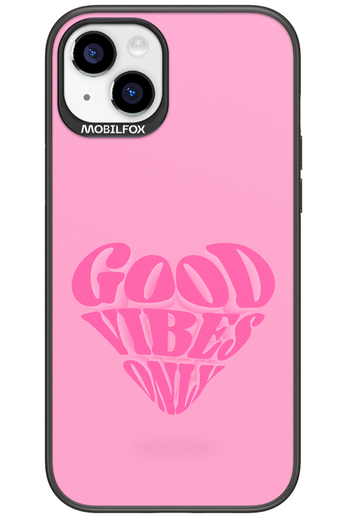 Good Vibes Heart - Apple iPhone 15 Plus