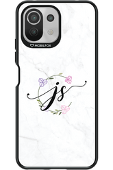 JS Monogram White - Xiaomi Mi 11 Lite (2021)