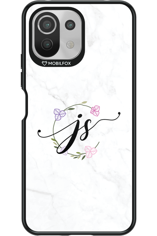 JS Monogram White - Xiaomi Mi 11 Lite (2021)