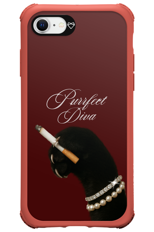 Purrfect Diva - Apple iPhone SE 2022