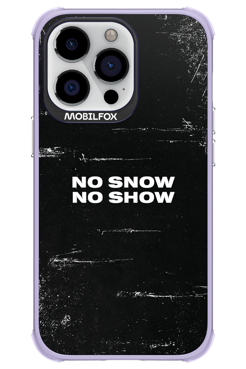 No snow, no show - Apple iPhone 13 Pro