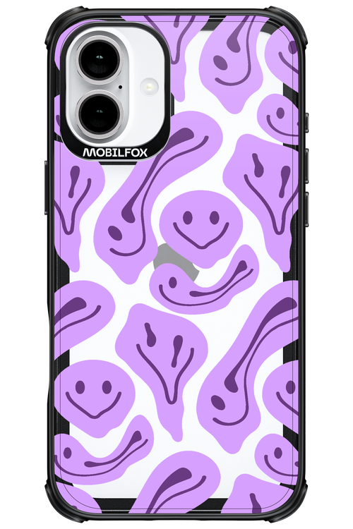 Fluid Smiley Purple - Apple iPhone 16 Plus