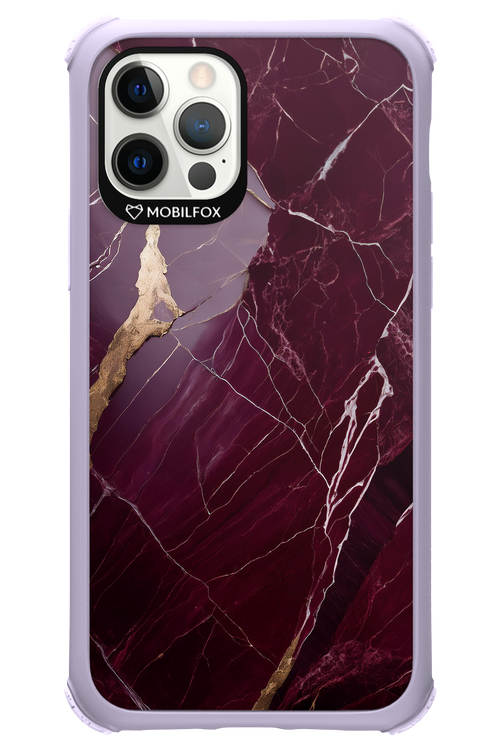 Burgundy Marble 2.0 - Apple iPhone 12 Pro