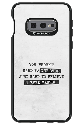 Hard to Believe - Samsung Galaxy S10e