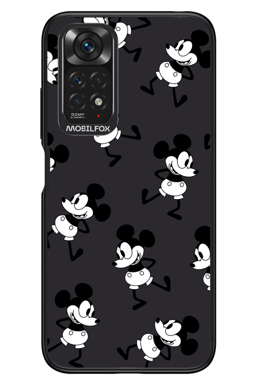 Iconic Mouse (antracite pattern) - Xiaomi Redmi Note 11/11S 4G