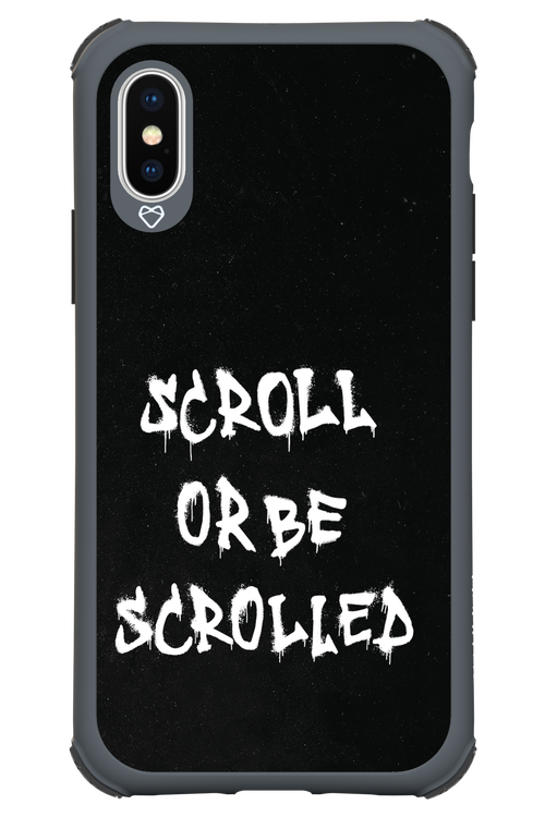 Scroll Black - Apple iPhone XS