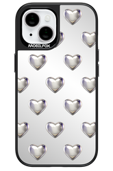 Shiny Hearts Mirror - Apple iPhone 15