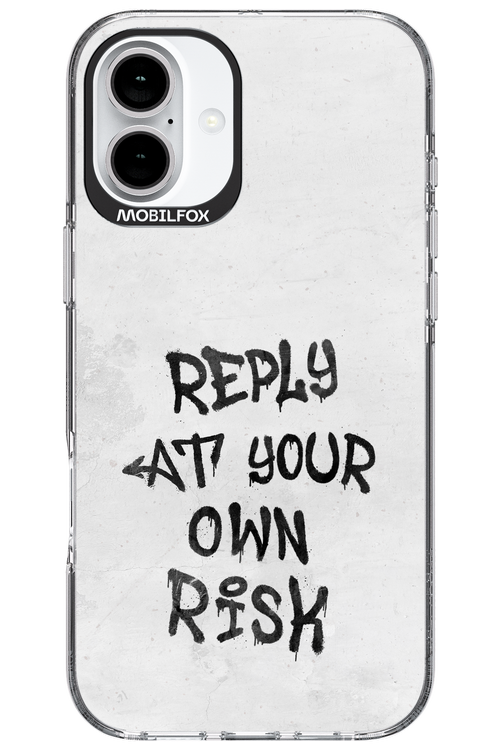 At Your Own Risk 2.0 - Apple iPhone 16 Plus