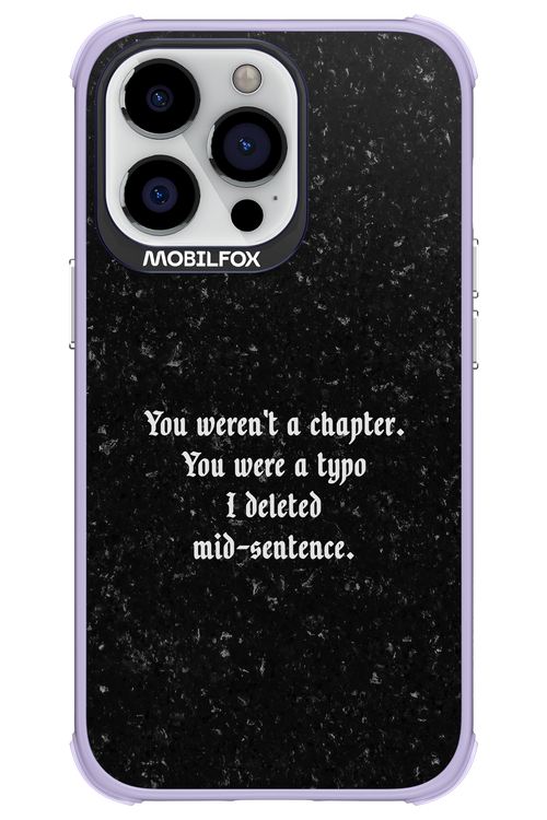 A Typo - Apple iPhone 13 Pro