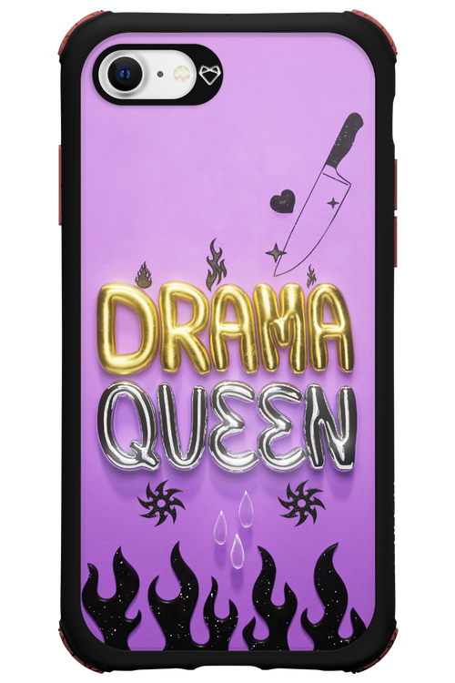 Drama Queen Purple - Apple iPhone 8