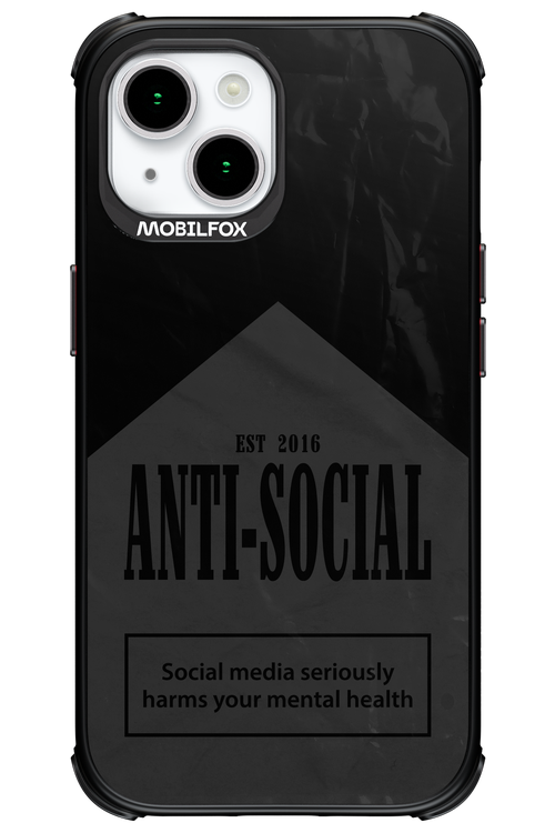 ANTI-SOCIAL (BLVCK) 2.0 - Apple iPhone 15
