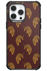 Burgundy Leopard Pattern - Apple iPhone 14 Pro Max