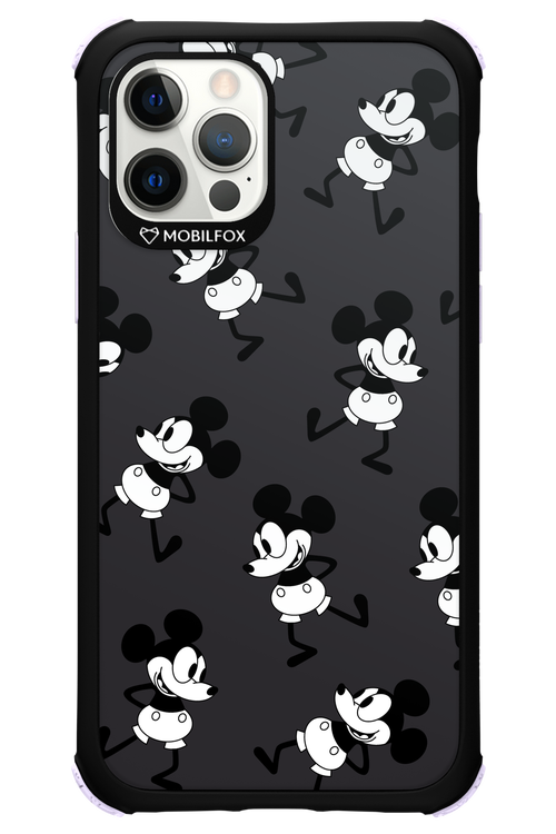 Iconic Mouse (antracite pattern) - Apple iPhone 12 Pro