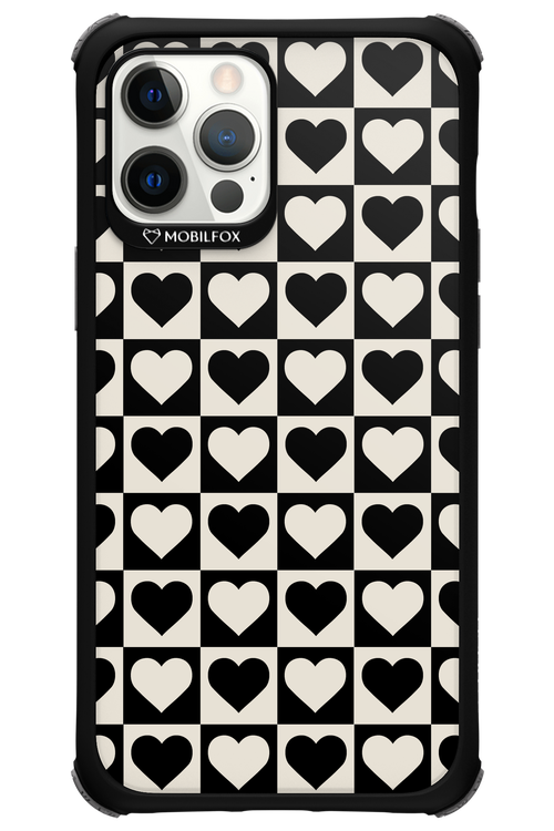 Checkered Heart - Apple iPhone 12 Pro Max