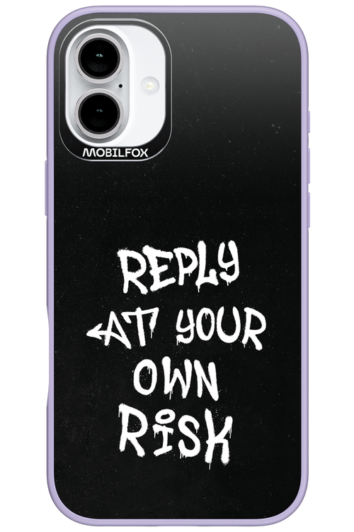 Risk Black 2.0 - Apple iPhone 16 Plus