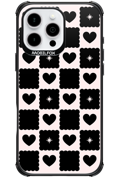 Classic Hearts (Monochrome) - Apple iPhone 16 Pro Max
