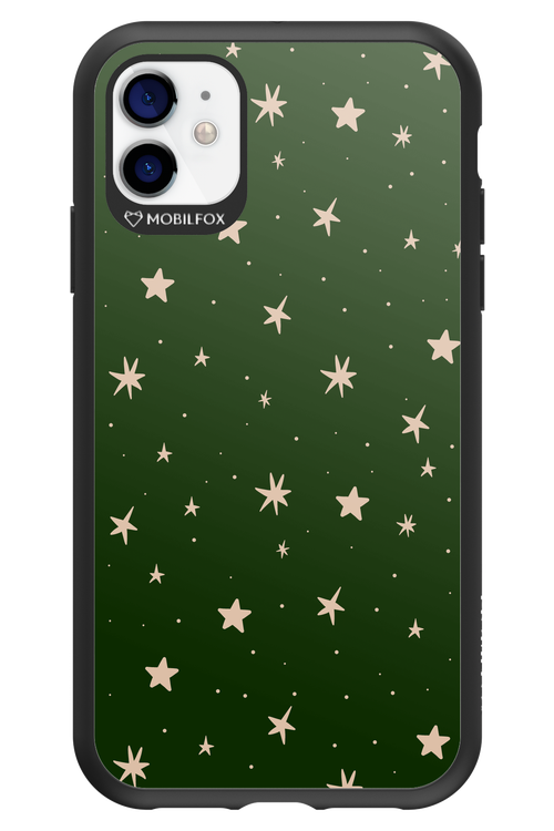 Forest Green Stars - Apple iPhone 11