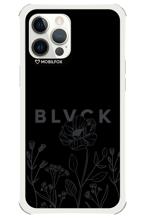 Black Flowers - Apple iPhone 12 Pro Max