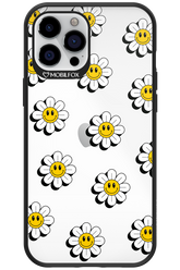 Smiley Flowers Transparent - Apple iPhone 12 Pro Max