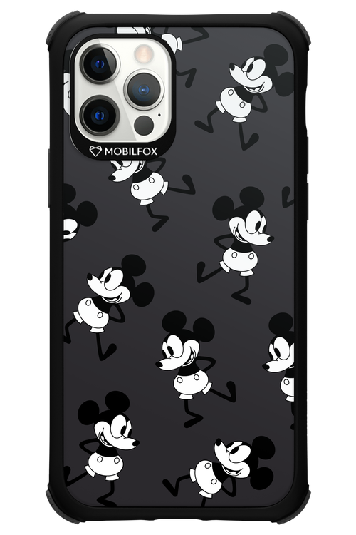 Iconic Mouse (antracite pattern) - Apple iPhone 12 Pro