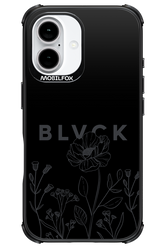 Black Flowers - Apple iPhone 16