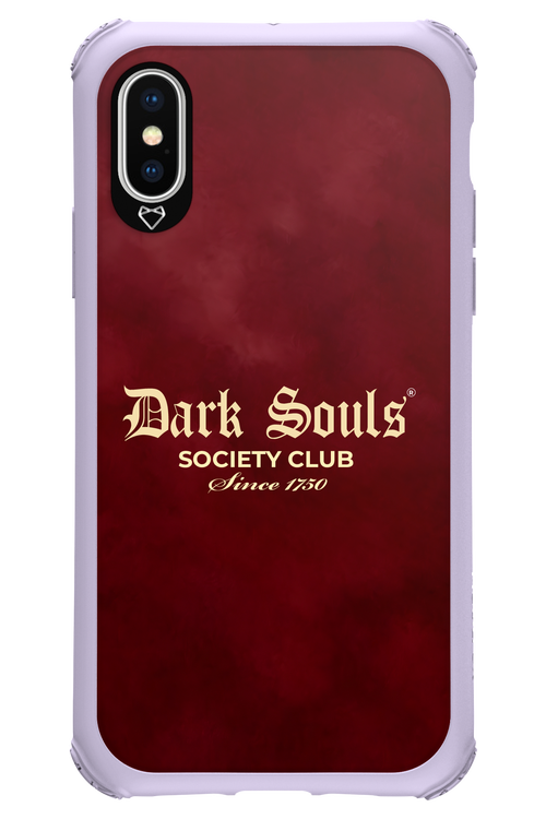 Dark Souls (Burgundy) - Apple iPhone XS
