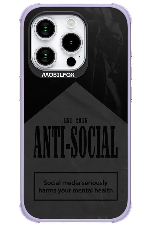 ANTI-SOCIAL (BLVCK) 2.0 - Apple iPhone 15 Pro