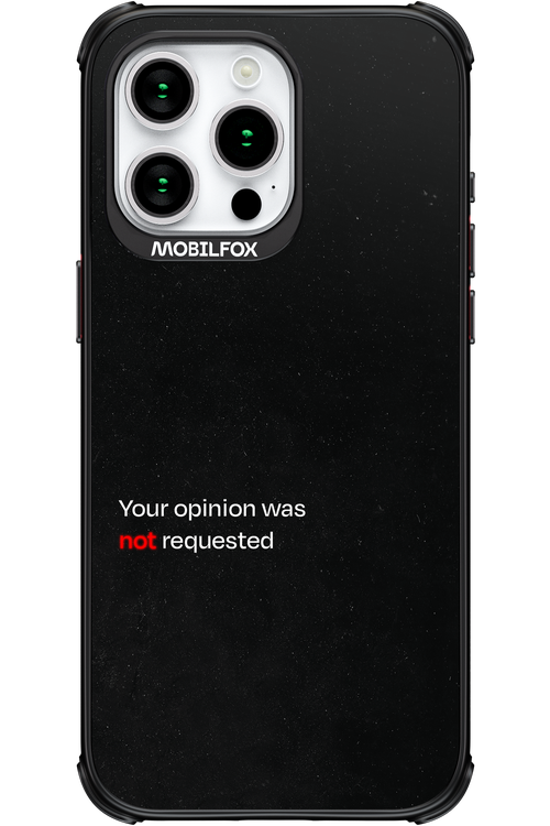 Not Requested 2.0 - Apple iPhone 15 Pro Max