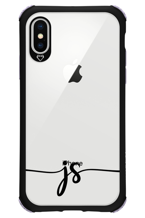 JS Monogram - Apple iPhone X