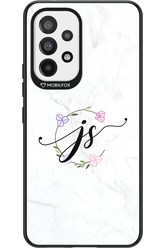 JS Monogram White - Samsung Galaxy A53