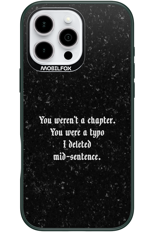 A Typo - Apple iPhone 16 Pro Max