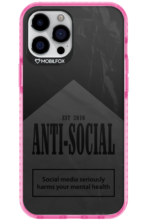 ANTI-SOCIAL (BLVCK) 2.0 - Apple iPhone 12 Pro Max